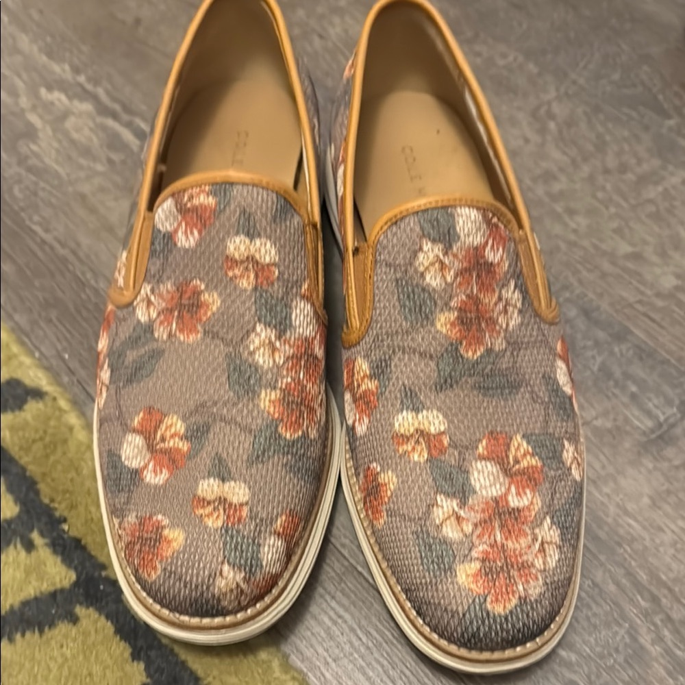 Cole Haan lunar grand Floral Slip-On Loafers